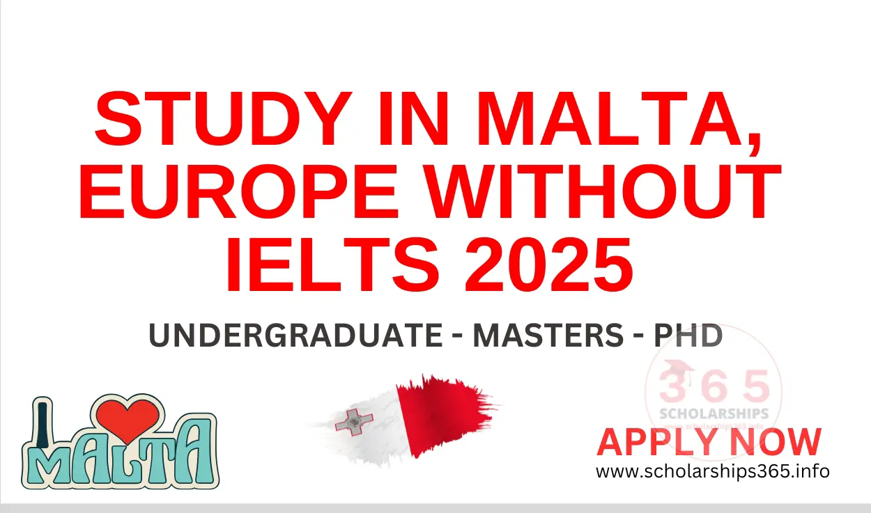 Study in Malta, Europe Universities Without IELTS 2025-2026