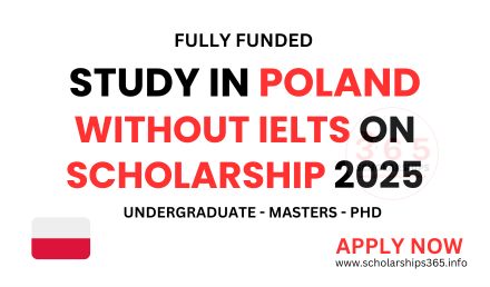 Study in Poland Without IELTS on Scholarship 2025-2026