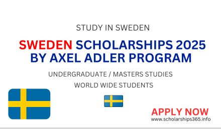 Sweden Scholarships 2025 by Axel Adler [Study in Sweden]