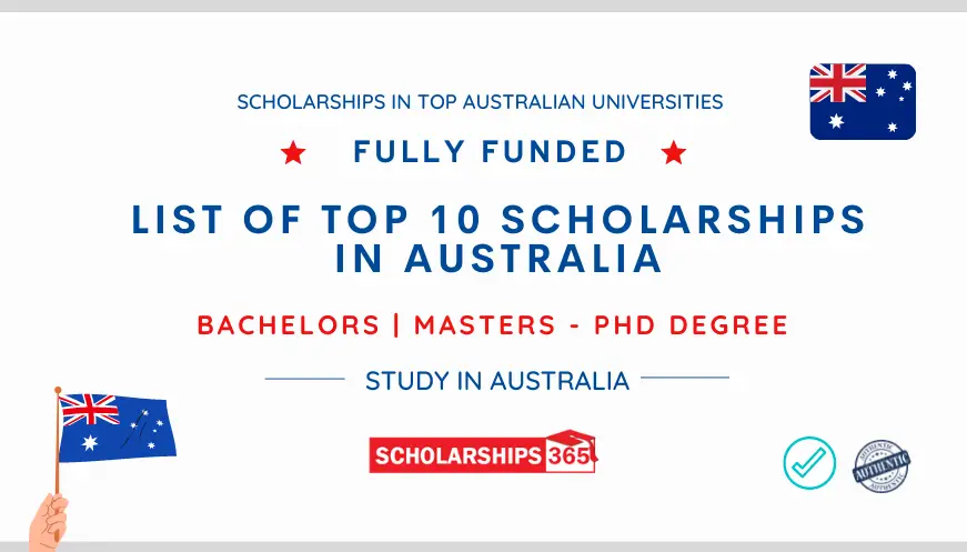 Top 10 Scholarships in Australia 2023-2024 for International Students