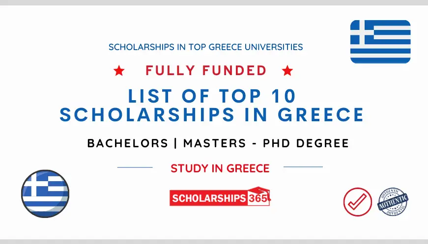 Top 10 Scholarships in Greece 2023-2024 for International Students