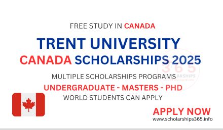 Trent University Canada Scholarships 2025 [Study in Canada]