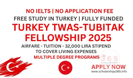 Turkey Twas-Tubitak Fellowship Program 2025 [Fully Funded]