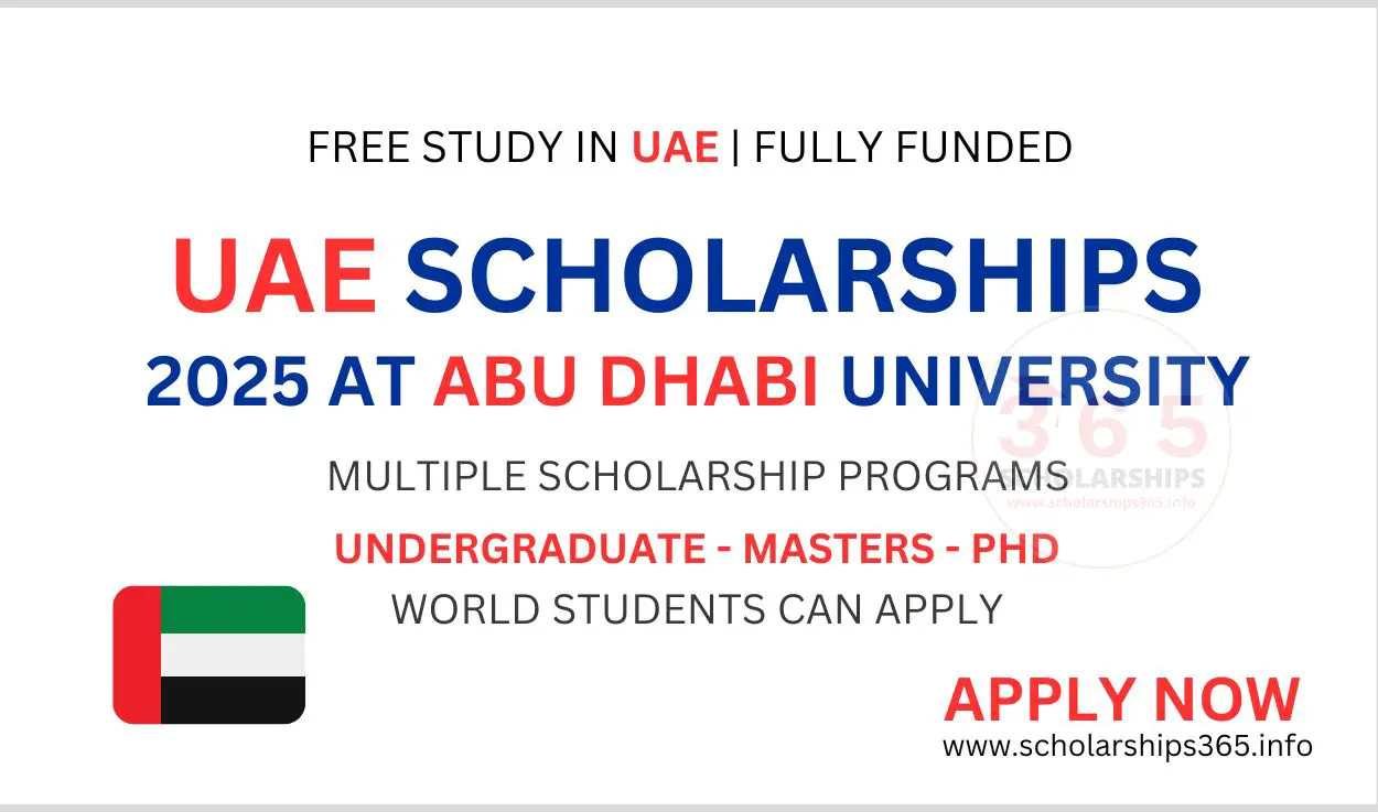 UAE Scholarships 2025 at Abu Dhabi University [Fully Funded]