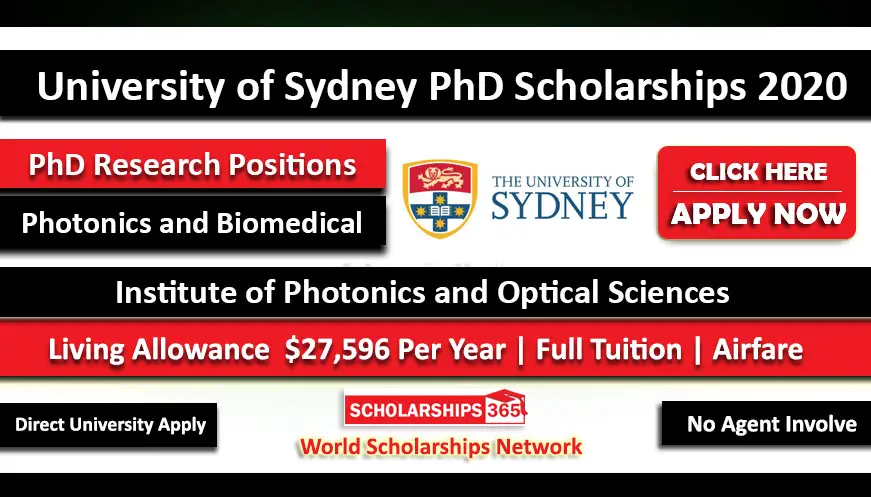 university of sydney phd opportunities