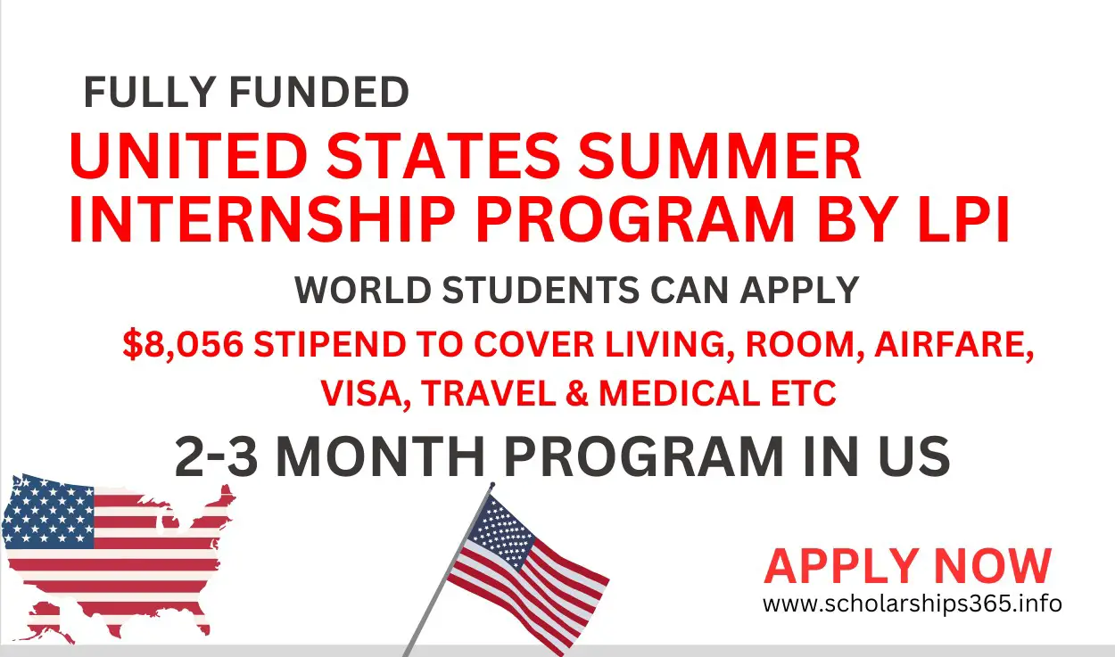 United States Summer Internship Program 2025 by LPI [Fully Funded]