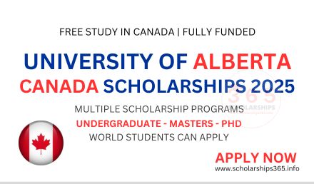 University of Alberta Scholarships in Canada 2025-2026