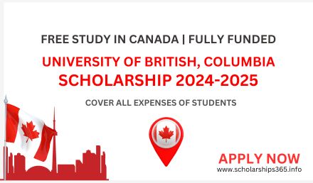 University of British Columbia, Canada Scholarships 2024