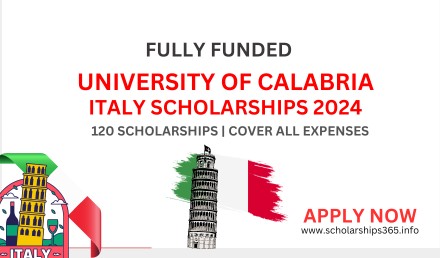 University of Calabria Italy Scholarship 2024 | Fully Funded