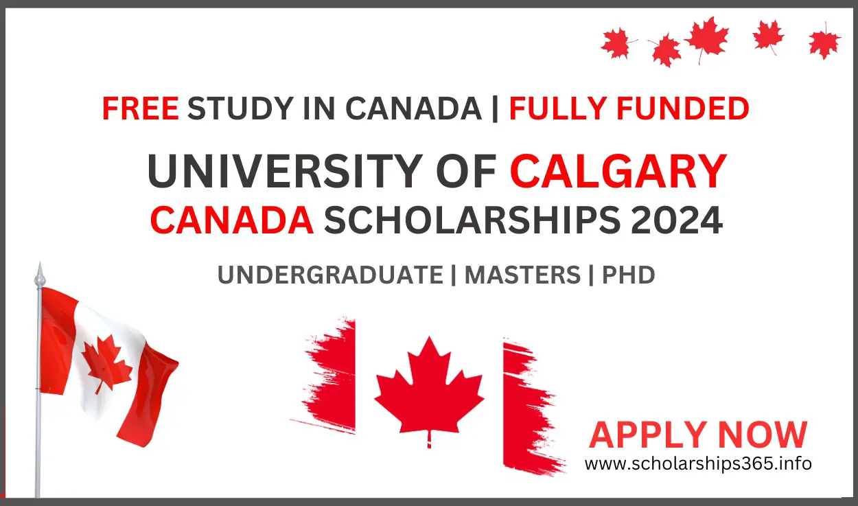 University of Calgary Canada Scholarships 2024-2025 | [Fully Funded Scholarships]