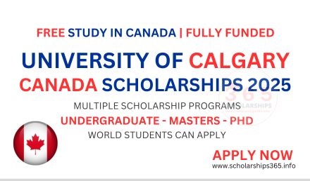 University of Calgary Canada Scholarship 2025 | Fully Funded