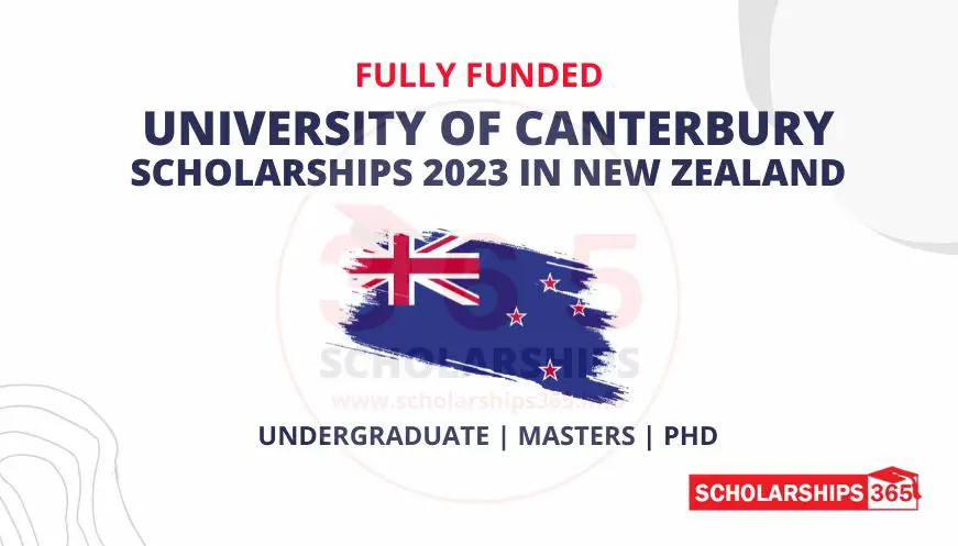 University of Canterbury Scholarships 2023 in New Zealand | Fully Funded