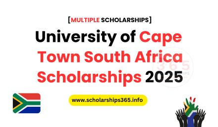 University of Cape Town South Africa Scholarships 2025