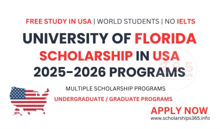 University of Florida Scholarships Program in USA 2025-2026