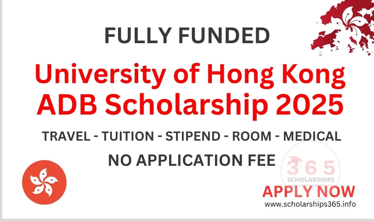 University of Hong Kong ADB Scholarship 2025-2026 [Fully Funded]