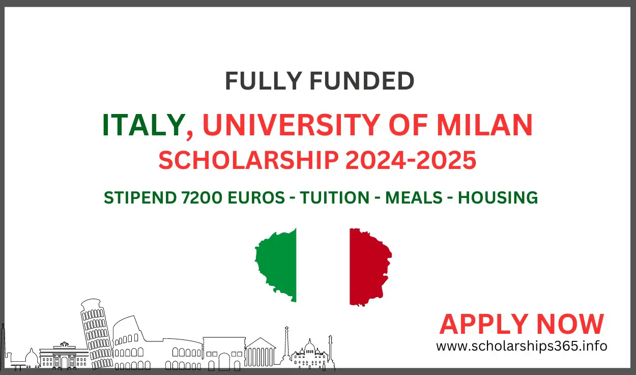 University of Milan Scholarship 2024-2025 in Italy - Fully Funded