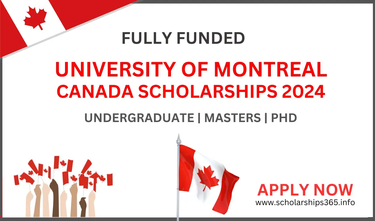 University of Montreal Canada Scholarships 2024-2025 | [Fully Funded Scholarships]
