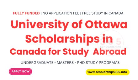 University of Ottawa Canada Scholarships 2026 | Fully Funded