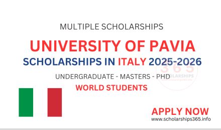 University of Pavia Scholarships 2025-2026 in Italy, Eurorpe