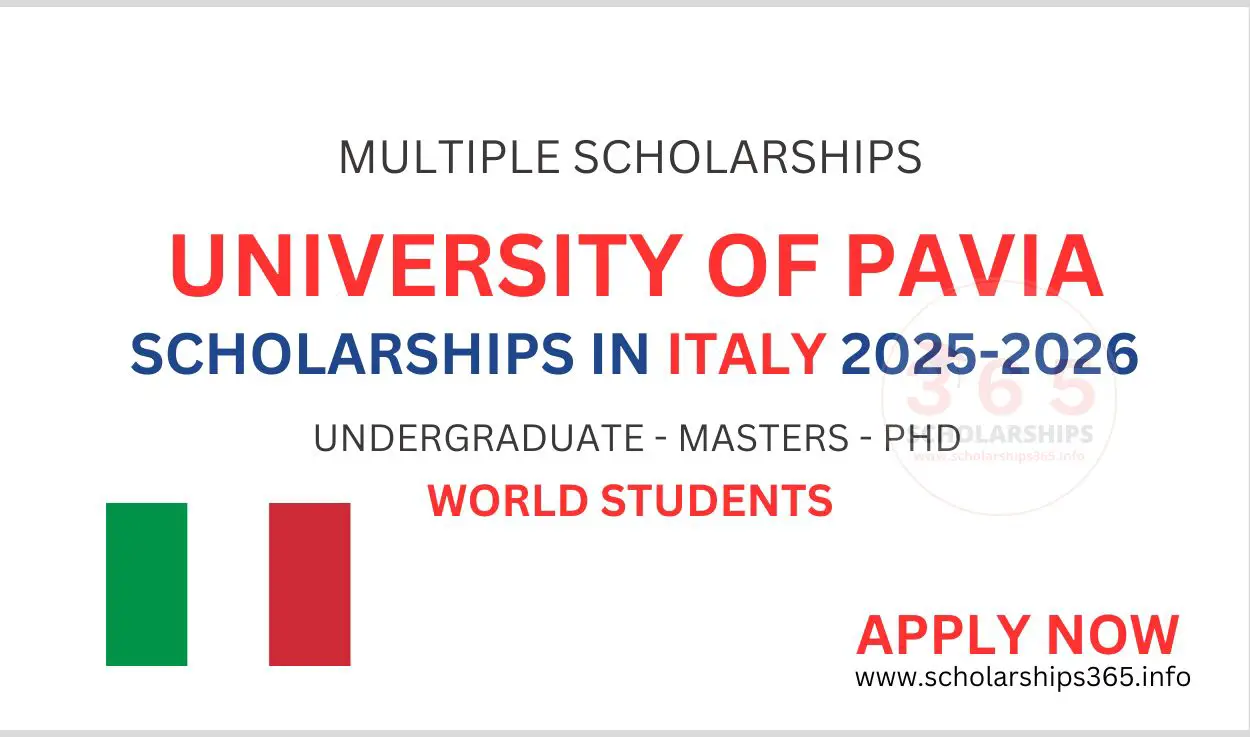 University of Pavia Scholarships in Italy 2025-2026 [Funded / Fully Funded]