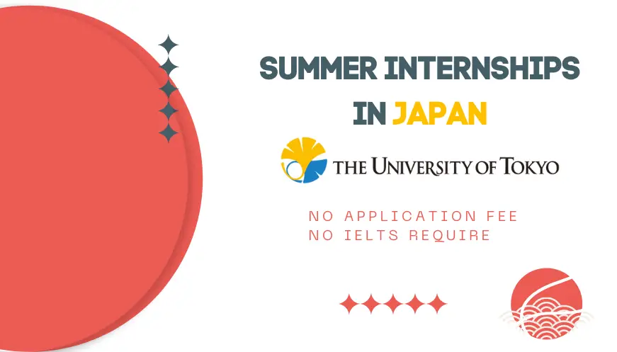 University of Tokyo Summer Internship 2022 in Japan - Internships in Japan
