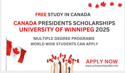 University of Winnipeg Presidents Scholarship 2025 in Canada