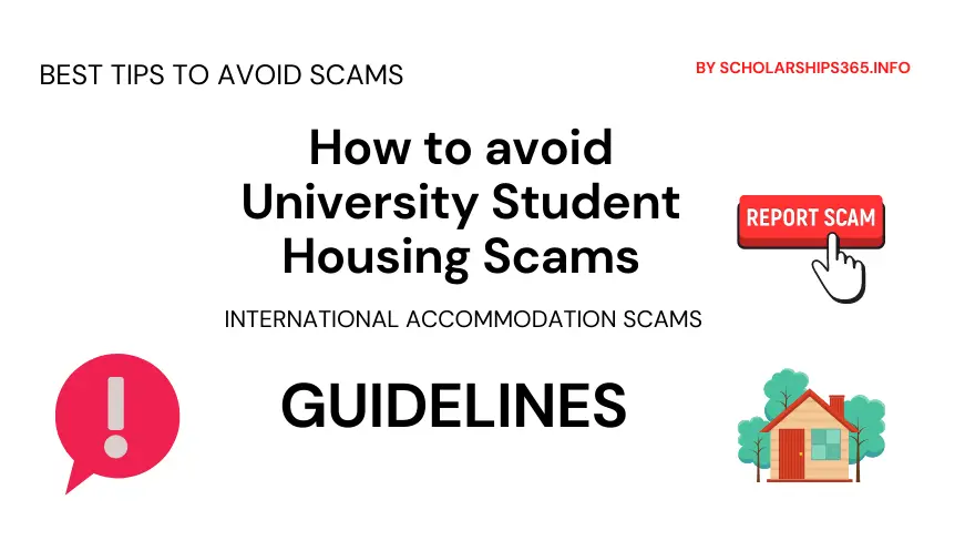 How to avoid University Student Housing Scams | Accommodation Scams