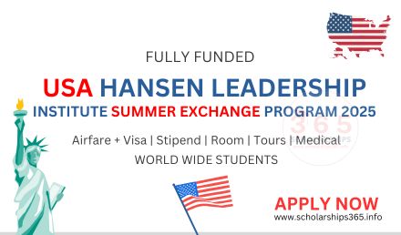 USA Hansen Leadership Institute Summer exchange program 2025