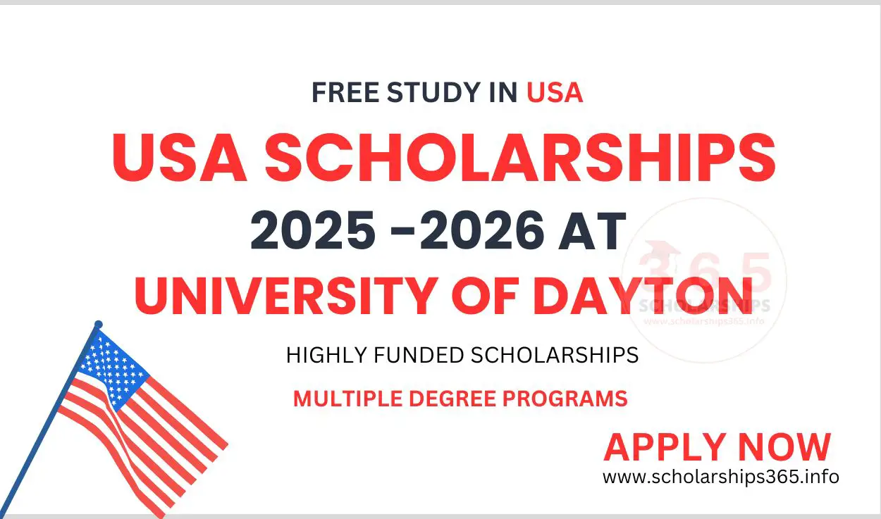 USA Scholarships 2025-2026 at University of Dayton [Study in USA]