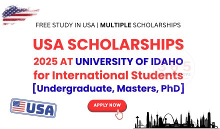 University of Idaho USA Scholarships 2025 [BS, MS, PHD]