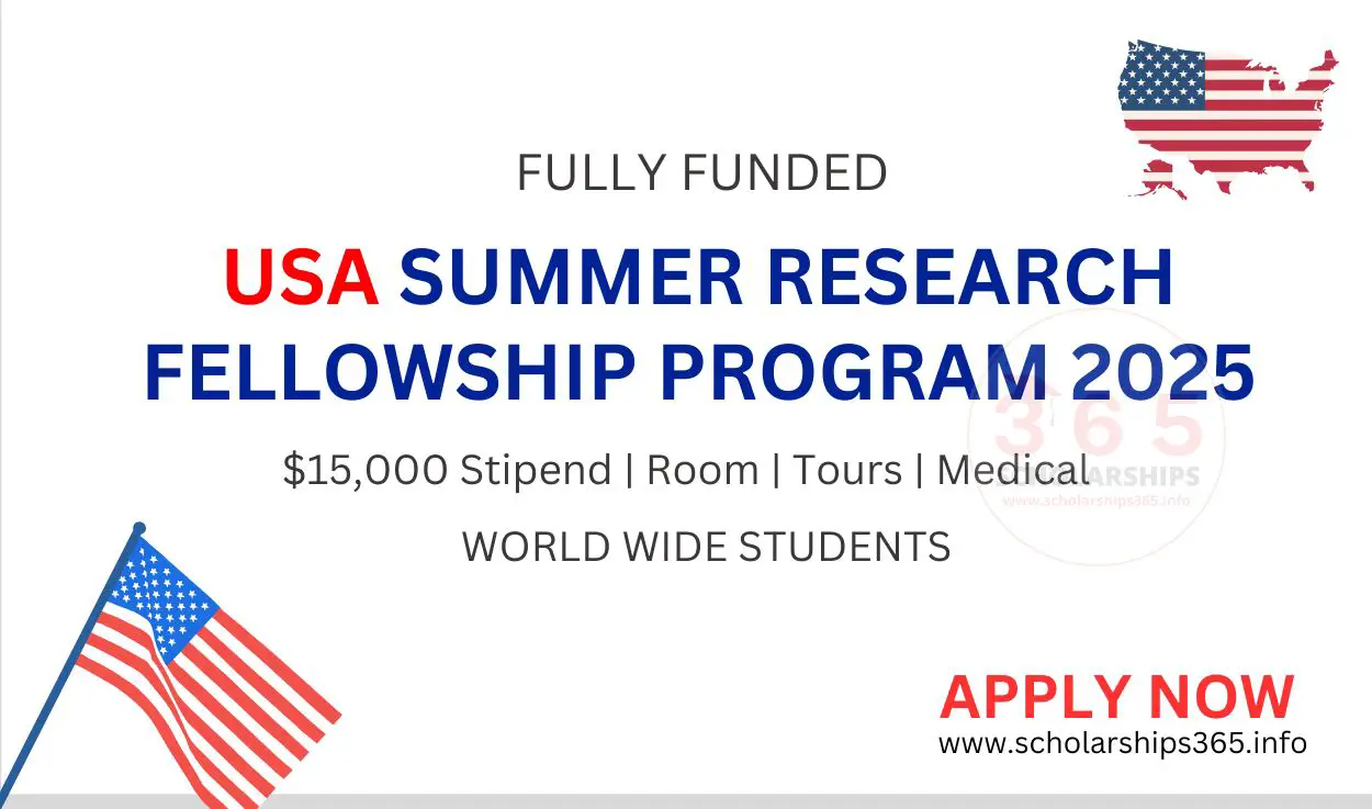 USA Summer Research Fellowship Program 2025 [Fully Funded]