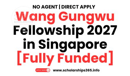 Wang Gungwu Fellowship 2027 in Singapore | Fully Funded