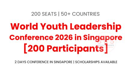 World Youth Leadership Conference 2026, Singapore, 200 Seats