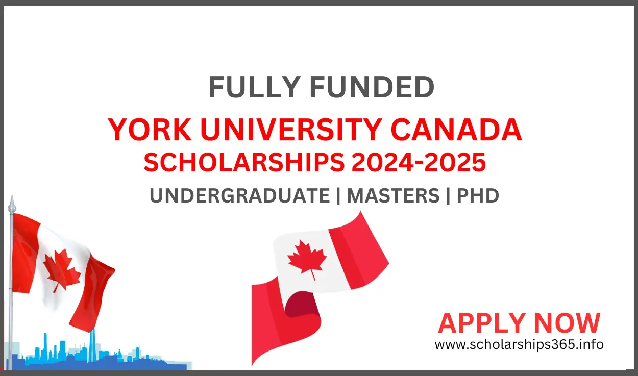 York University Canada Scholarships 2024 for Study in Canada | Fully Funded Scholarship
