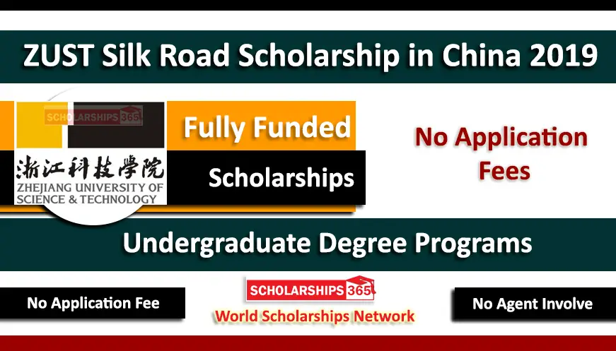 ZUST Silk Road Scholarships 2019 for Undergraduate Studies Fully Funded 