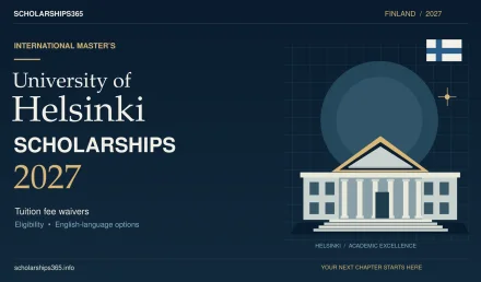 University of Helsinki Scholarships 2027 in Finland