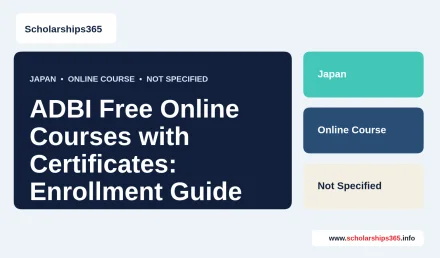 ADBI Free Online Courses with Completion Certificates