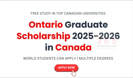 Ontario Graduate Scholarship 2025-2026 in Canada