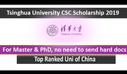 Tsinghua University CSC Scholarship 2019 Fully Funded