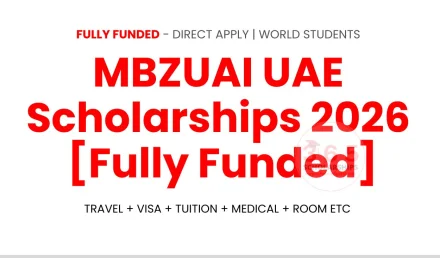 MBZUAI UAE Scholarships 2026 [Fully Funded Scholarships]