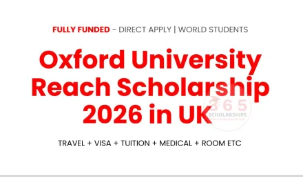 Oxford University Reach Scholarship 2026 in UK [Fully Funded]