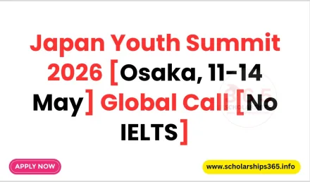Japan Youth Summit 2026 [Osaka, 11-14 May] Global Call [No IELTS]