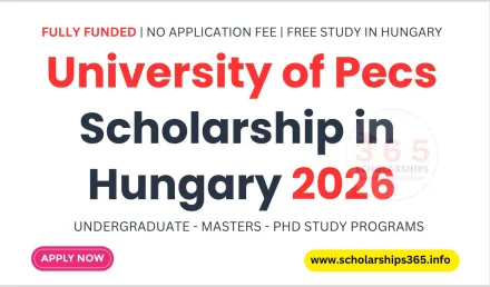 University of Pecs Scholarship in Hungary 2026 | Fully Funded