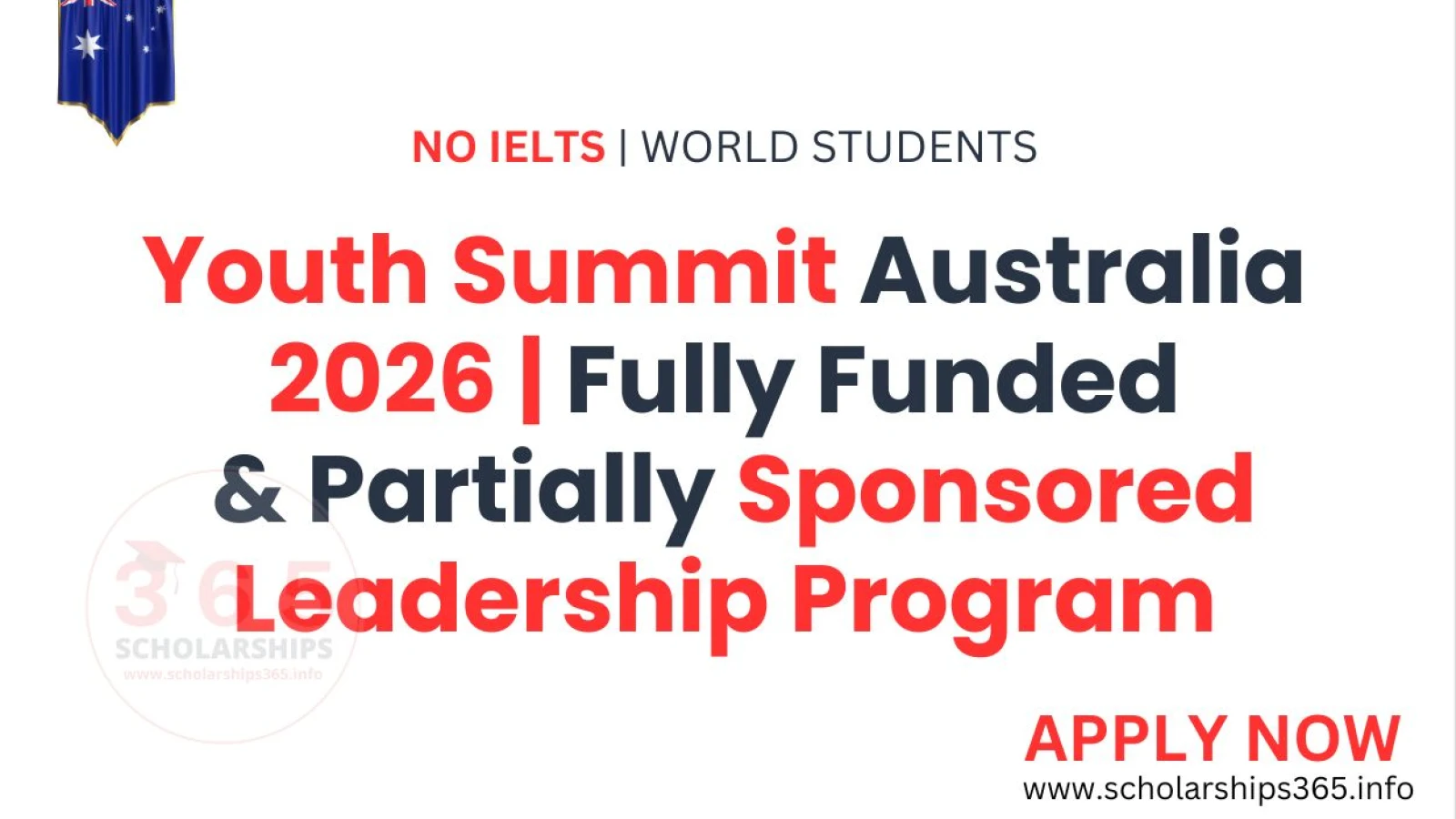 Youth Summit Australia 2026 | Fully Funded & Partially Sponsored Leadership Program