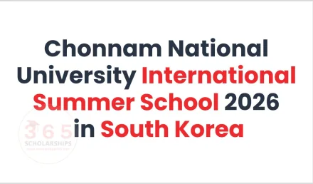 Chonnam National University International Summer School 2026 in South Korea