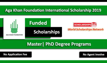 Aga Khan Foundation International Scholarship Programme 2019 Fully Funded
