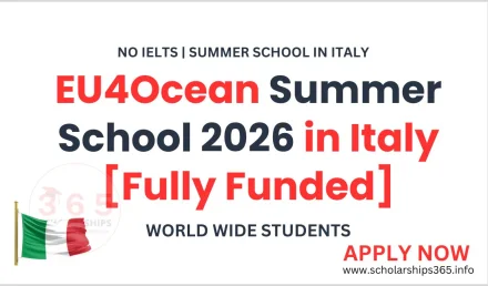EU4Ocean Summer School 2026 in Italy | Fully Funded