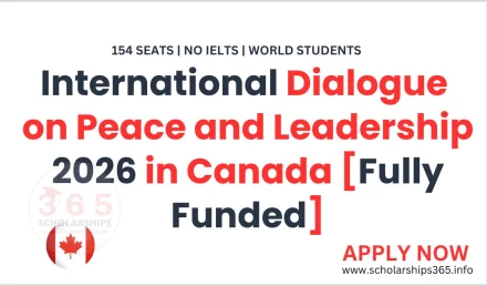 International Dialogue on Peace and Leadership 2026 in Canada | Fully Funded