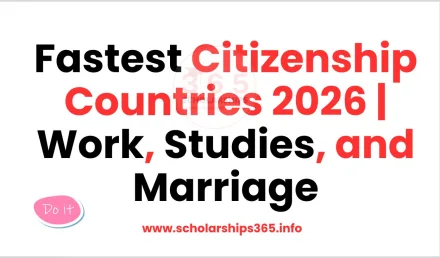 Fastest Citizenship Countries 2026 | Work, Studies, and Marriage