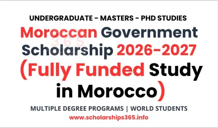 Moroccan Government Scholarship 2026-2027 (Fully Funded Study in Morocco)